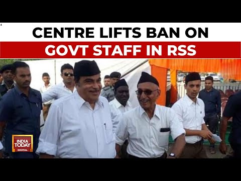 Opposition Trains Guns On Centre Lifting 58-Year-Long Ban On Govt Staff In RSS | India Today