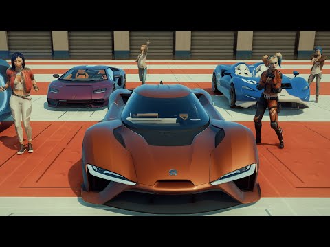 Race GTA 5 Harley Quinn, Ronin Rogue, Max and Chloe Life is Strange - Cartoon