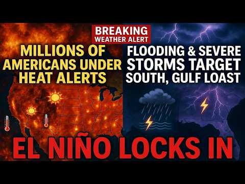 Maps show millions of Americans under heat alerts - Flooding, severe storms target South, Gulf Coast