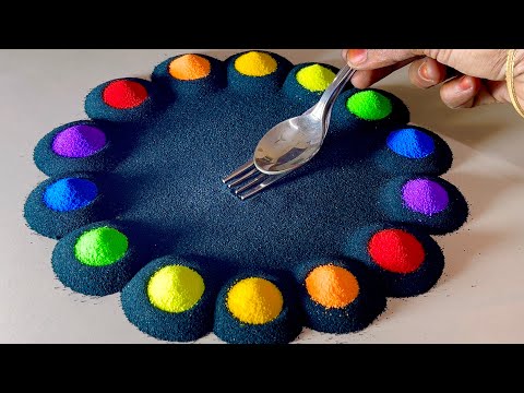Trust Me,This Deer🦌 & Peacock🦚Rangoli Will Relax Your Mind | Diwali Rangoli for Beginners Easy Small