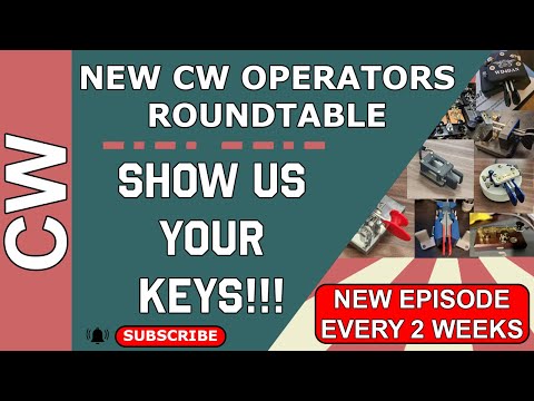Show Us Your Keys with Ruth, Katie & Norm!!! #cw #morsecode