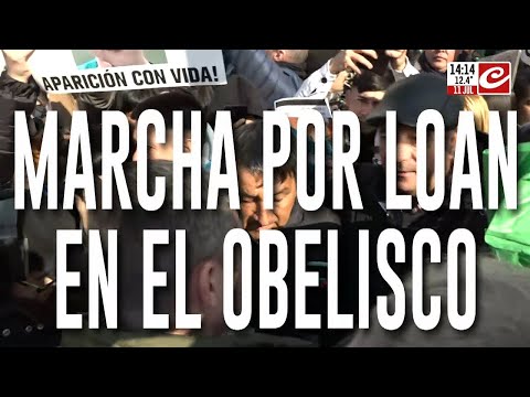 El papá de Loan, en la marcha del Obelisco: El presidente puso todo a disposición