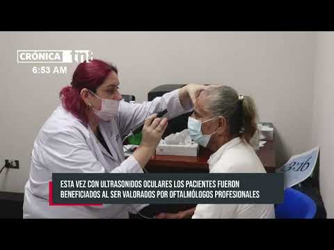 MINSA realizó jornada de ultrasonido ocular en Managua - Nicaragua