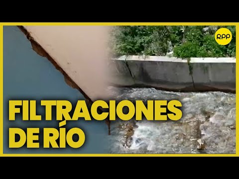 Huancavelica: Colegio presenta grietas por filtraciones de río #RegresoAClases