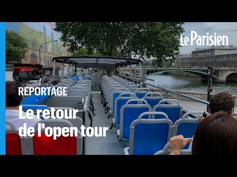 A Paris, les bus touristiques de retour pour quelques visiteurs