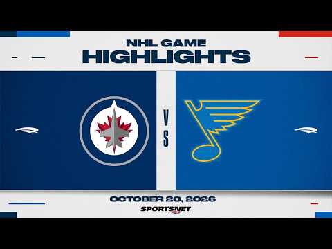 NHL 하이라이트 | 제츠 대 블루스 - 2026년 10월 21일