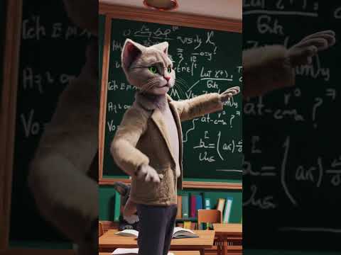 Professor Cat #ai #viral #aicat #aivideo #cats #cat #aicats #viral #trending #trendingcat