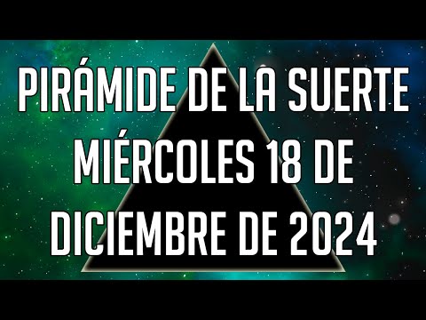 Pirámide de la Suerte para el Miércoles 18 de Diciembre de 2024 - Lotería de Panamá