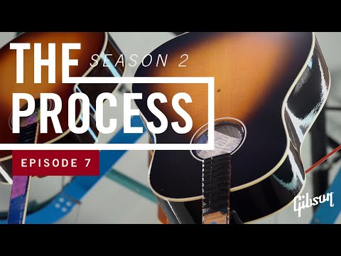 How We Finish & Spray Your Burst Gibson Acoustic Guitar | The Process S2 EP7