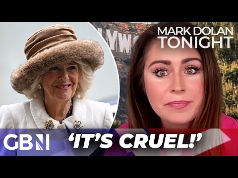 'It's CRUEL!' Kinsey Schofield tears up defending Queen Camilla from vicious attacks