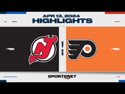 NHL Highlights | Devils vs. Flyers - April 13, 2024