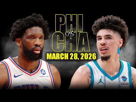 Philadelphia 76ers vs Charlotte Hornets Full Game Highlights – March 28, 2026 | NBA Season