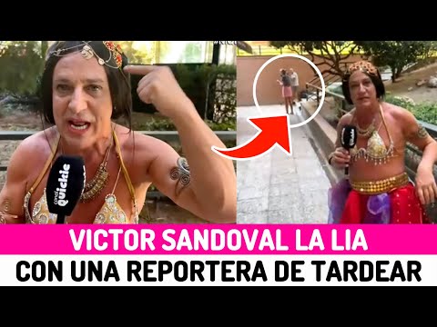 LIO GORDO en NI QUE FUERAMOS Víctor Sandoval BRONCA con una REPORTERA de TARDEAR en DIRECTO