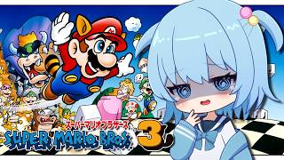【スーパーマリオブラザーズ3】完全初見！人生初のマリオ3に挑戦！｜激ムズワールド8から！【ほたっぺ/VTuber】