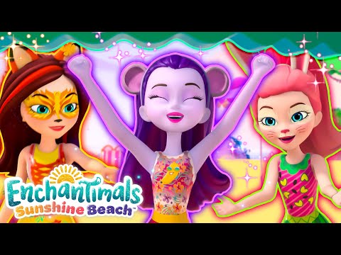 Сонячний пляж Enchantimals | НАЙКРАЩИЙ відпочинок на "Сонячному пляжі"! | 2 серія | Повна серія
