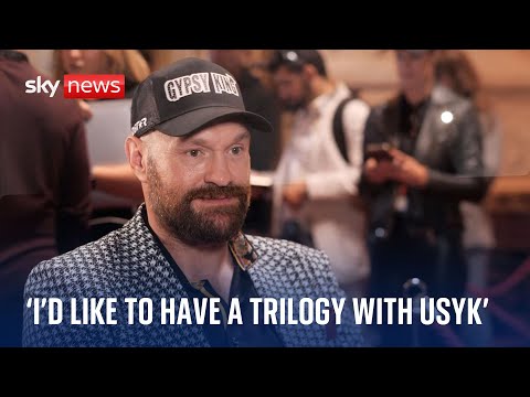 Tyson Fury says he wants to fight Oleksandr Usyk a third time ahead of rematch