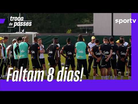 SELEÇÃO BRASILEIRA FAZ PRIMEIRO TREINO EM JOVA JERSEY, NOS ESTADOS UNIDOS | TROCA DE PASSES | sportv