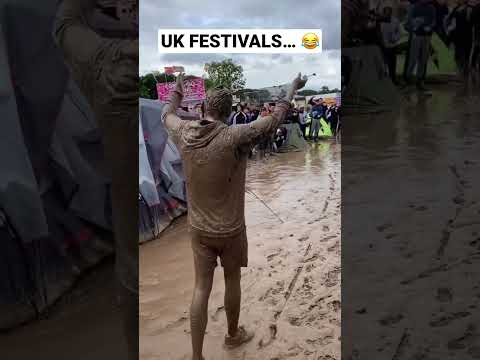 UK festivals are DIFFERENT! 😂😭 #creamfields #shorts