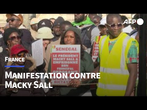 Élections au Sénégal: manifestation à Paris contre Macky Sall | AFP