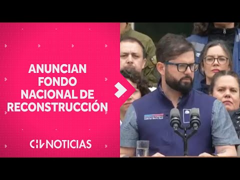 ANUNCIAN FONDO NACIONAL de Reconstrucción tras megaincendio en Región de Valparaíso - CHV Noticias