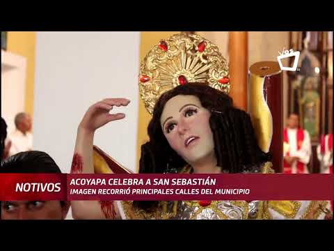 Celebran fiestas patronales de Acoyapa en honor a San Sebastián