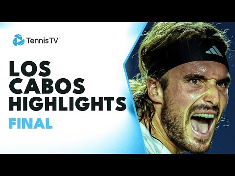 Stefanos Tsitsipas vs Alex De Minaur Title Showdown 🏆 | Los Cabos 2023 Final Highlights