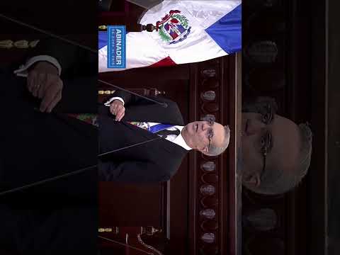 El presidente Luis Abinader, se refirió durante su discurso al informe PISA de 2022