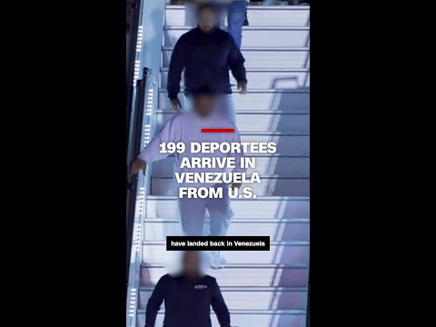 199 deportees arrive in Venezuela from the US