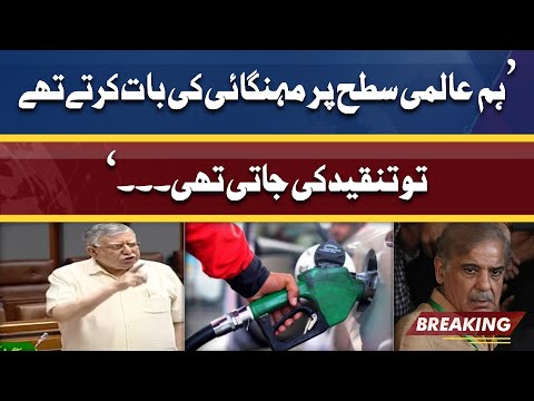 Senator Shoukat Tareen bashes PM Shahbaz Govt over hike in Petrol Prices