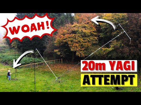 45-ft / 14m Tower and Yagi - First Attempt