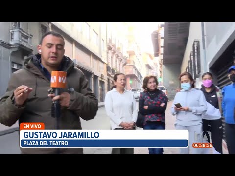 Insalubridad e inseguridad generadas por habitantes de calle en la Plaza del Teatro, Quito