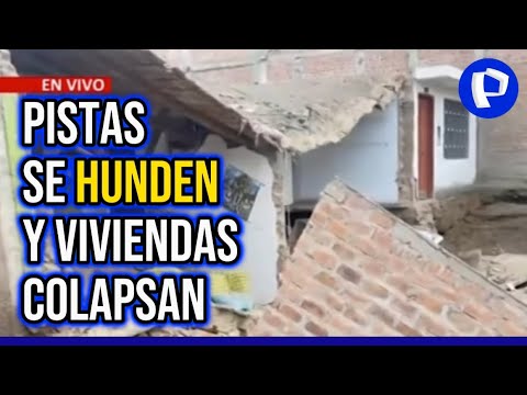 Huaral: suelo se hunde y residentes responsabilizan a empresa china que realiza obra (2/2)