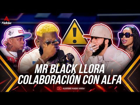 MR BLACK LLORA POR COLABORACION CON EL ALFA ADVIERTE A YOMEL EL MELOSO & LA MAMI JORDAN