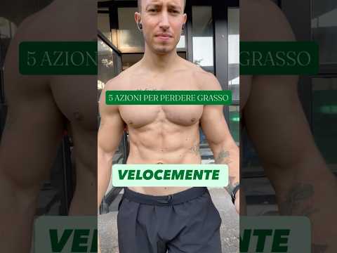 PERDI GRASSO VELOCEMENTE! 5 azioni! #shorts