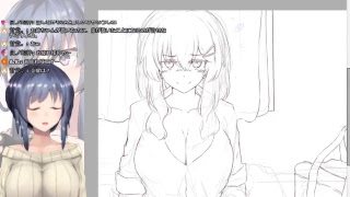 縦セタお姉ちゃんのお絵かき雑談配信181014