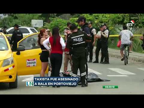 Taxista fue asesinado a bala en Portoviejo