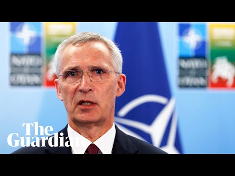 Nato secretary general Jens Stoltenberg holds press conference after summit in Vilnius – watch live