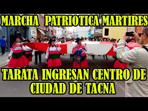 ANIVERSARIO POR LOS 98 AÑOS DE LA REINCORPORACIÓN DE TARATA AL PERÚ...