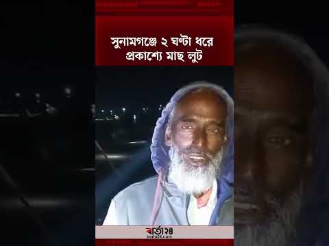 সুনামগঞ্জের জলমহালে শতাধিক মানুষের হানা, মাছ লু'টের অভিযোগ | Sunamganj | Barta24