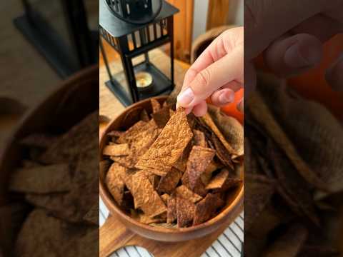 🍂 Осінні чіпси з лаваша з корицею