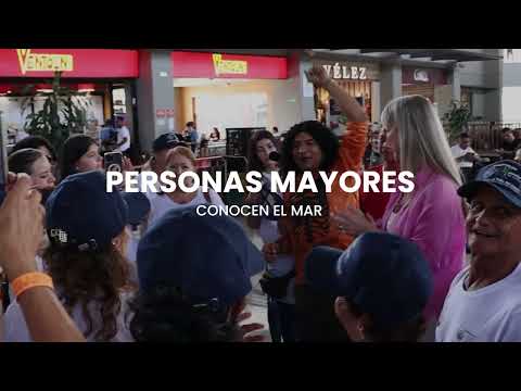 Personas mayores conocen el mar Por primera vez con apoyo de Gestión Social