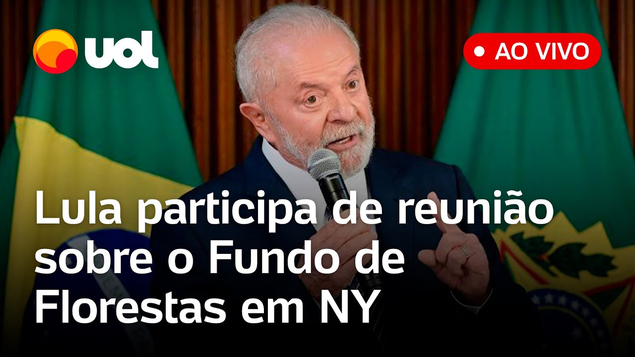 Lula participa de reunião do Fundo de Florestas Tropicais para Sempre em Nova York ao vivo