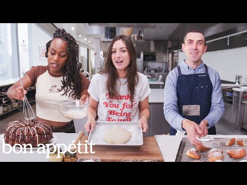 Pro Chefs Transform Pizza Dough Into 6 New Dishes | Test Kitchen Talks | Bon Appêtit