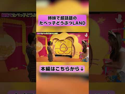 妹とたべっ子どうぶつLANDが楽しすぎた！
