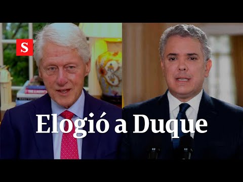 “Estoy muy agradecido con Duque por continuar apoyando a sus vecinos”: Bill Clinton | Videos Semana