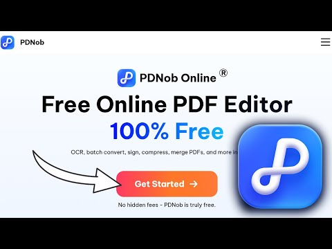 Best Free Online PDF Editor in 2025 – PDNob Online