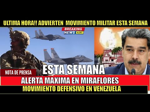 Advierten a Maduro sobre operacion TACTICA militar esta semana MIRAFLORES en alerta