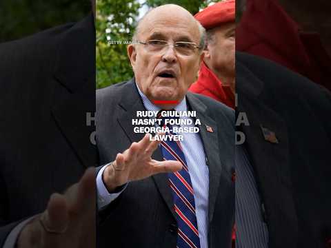 Rudy Giuliano hasn’t found a Georgia-based attorney