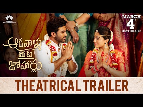 Aadavallu Meeku Johaarlu Theatrical Trailer | Sharwanand, Rashmika Man |  thebetterandhra.com