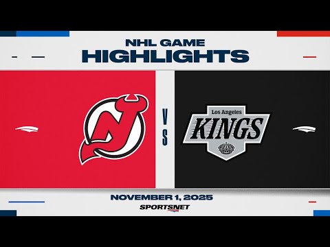 NHL Highlights | Devils vs. Kings - November 1, 2025